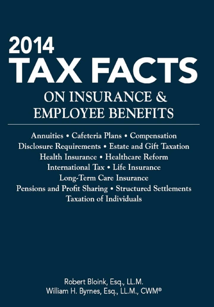 2014 Tax Facts on Insurance & Employee Benefits