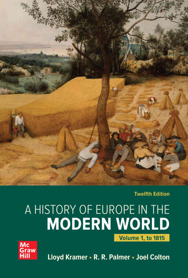 A History of Europe in the Modern World, Volume 1, 12th Edition