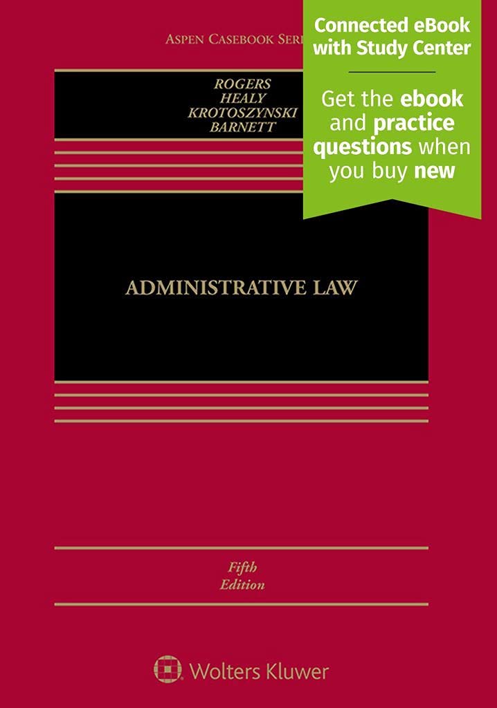 Administrative Law: [Connected with Study Center]