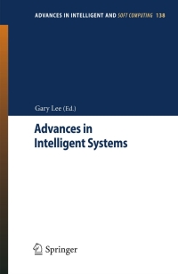 Advances in Intelligent Systems: Selected papers from 2012 International Conference on Control Systems (ICCS 2012), March 1-2, Hong Kong