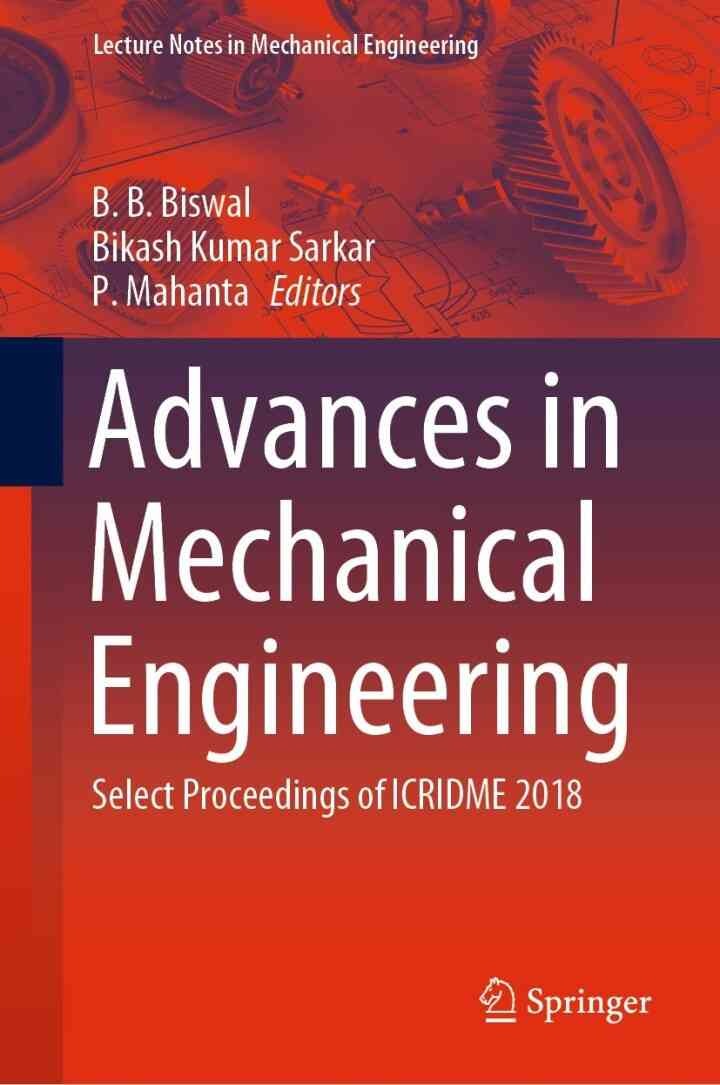 Advances in Mechanical Engineering: Select Proceedings of ICRIDME 2018