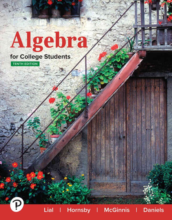Algebra for College Students, 10th Edition