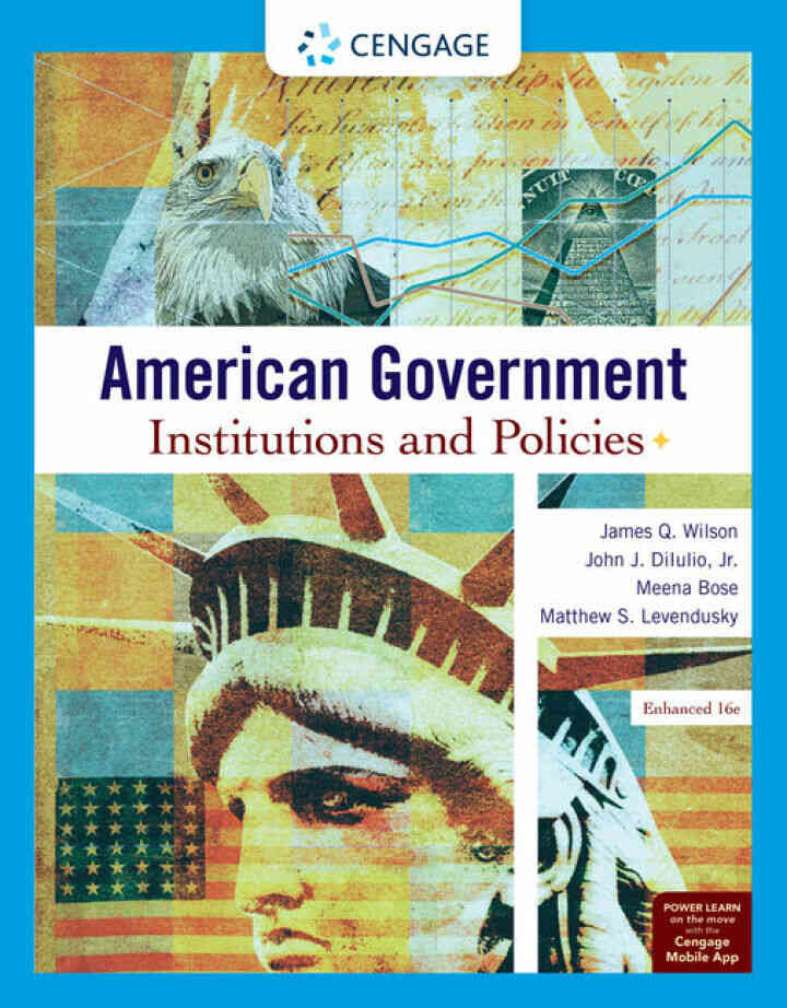 American Government: Institutions and Policies Enhanced 16th Edition