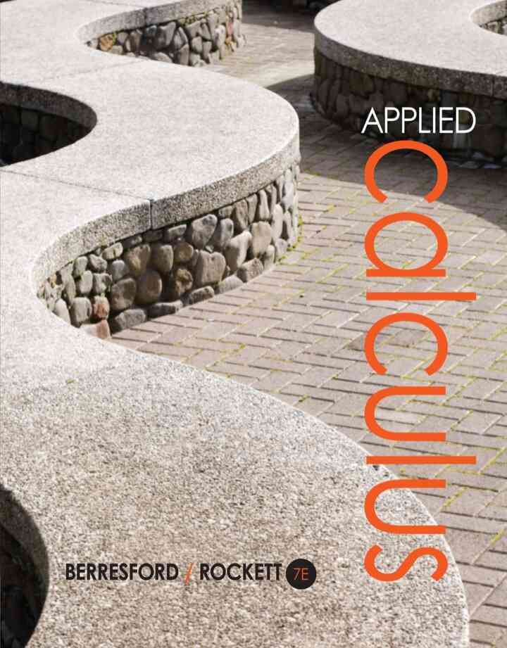 Applied Calculus 7th Edition