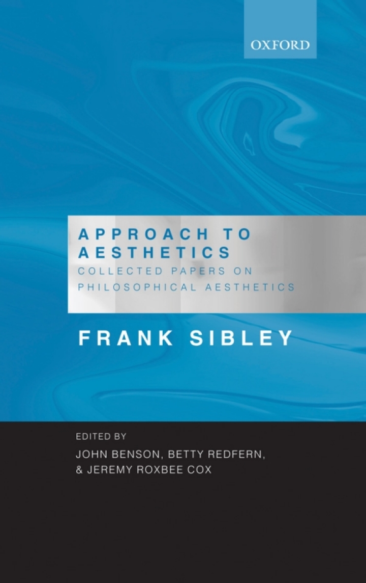 Approach to Aesthetics: Collected Papers on Philosophical Aesthetics
