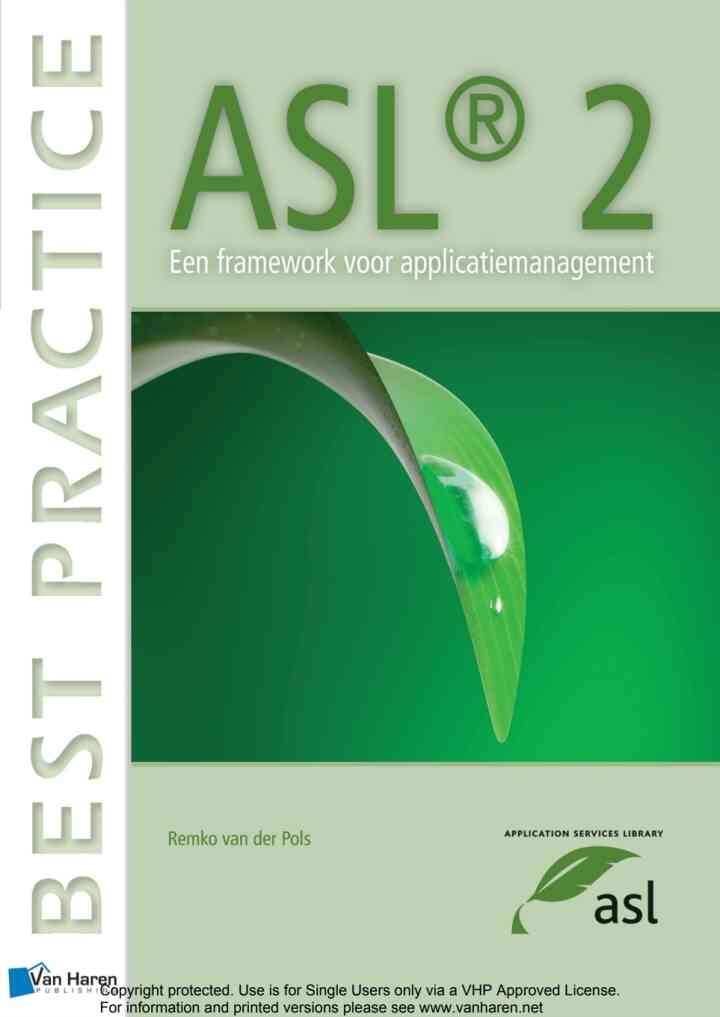ASL® 2 - Een framework voor applicatiemanagement, 1st Edition
