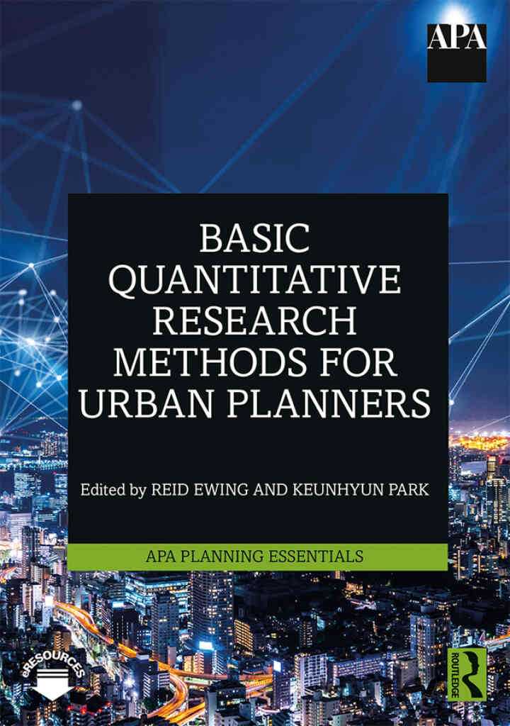 Basic Quantitative Research Methods for Urban Planners 1st Edition