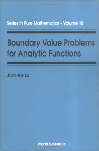 Boundary Value Problems For Analytic Functions