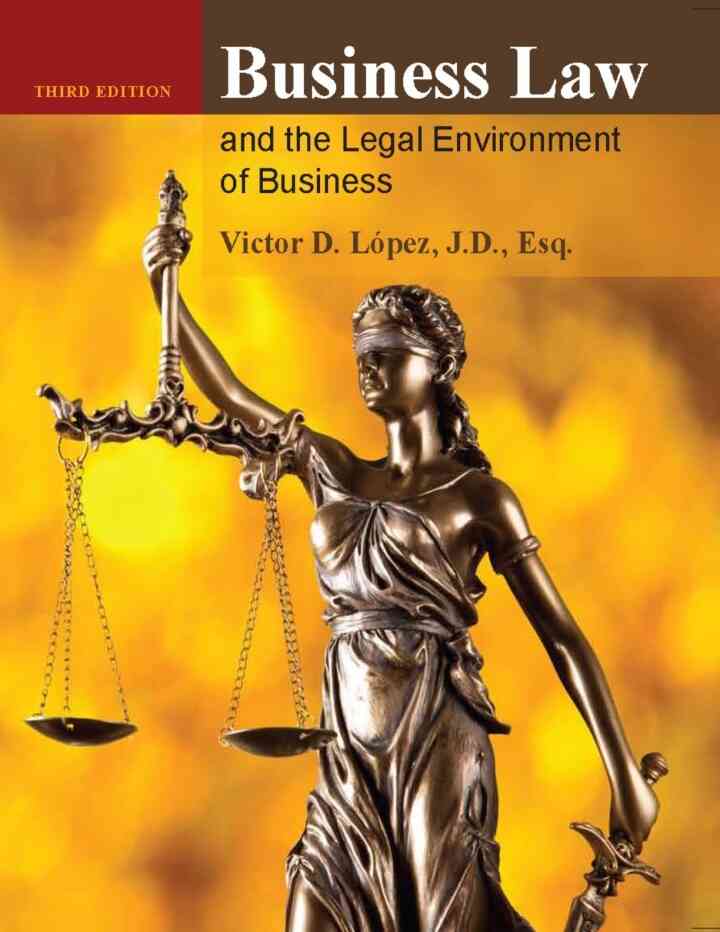 Business Law and the Legal Environment of Business, 3rd Edition