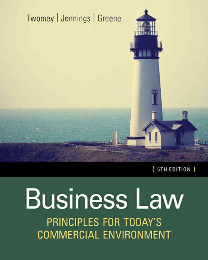 Business Law: Principles for Today's Commercial Environment 5th Edition