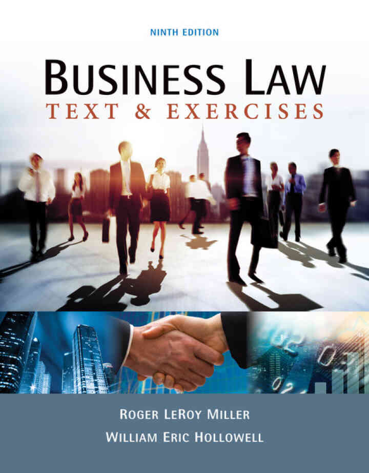 Business Law: Text & Exercises 9th Edition
