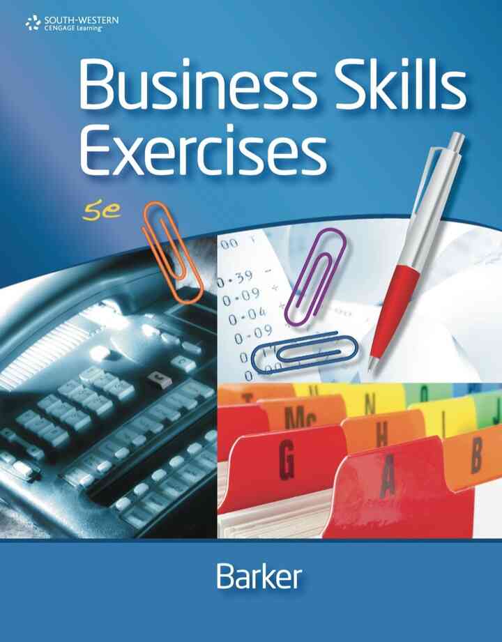 Business Skills Exercises 5th Edition