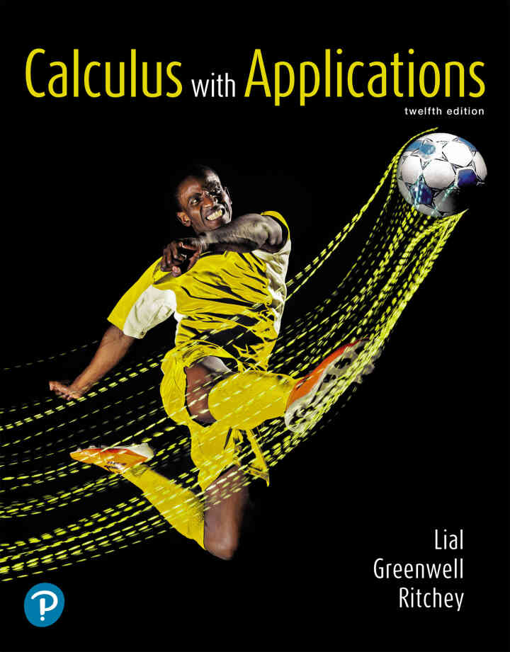 Calculus with Applications, 12th Edition