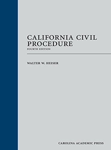 California Civil Procedure, Fourth Edition