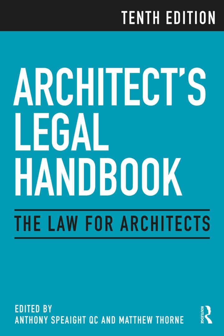 chitect's Legal Handbook : The Law for Architects, 0th Edition