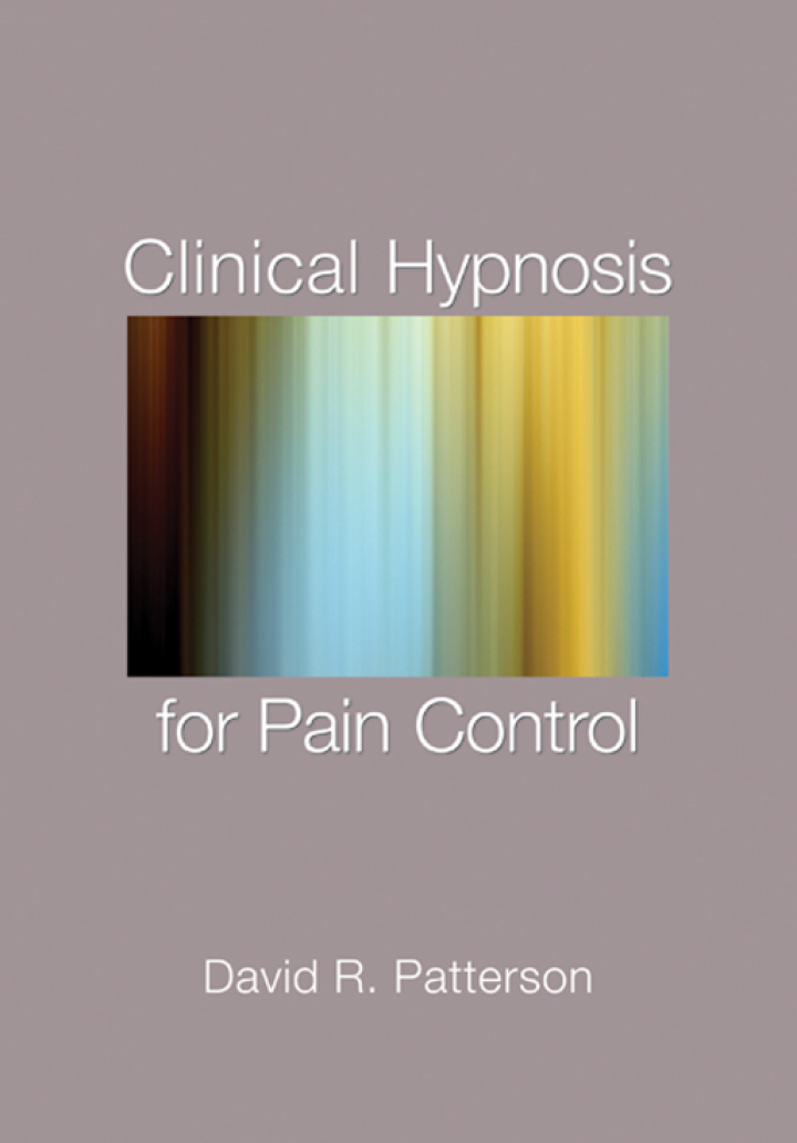 Clinical Hypnosis for Pain Control