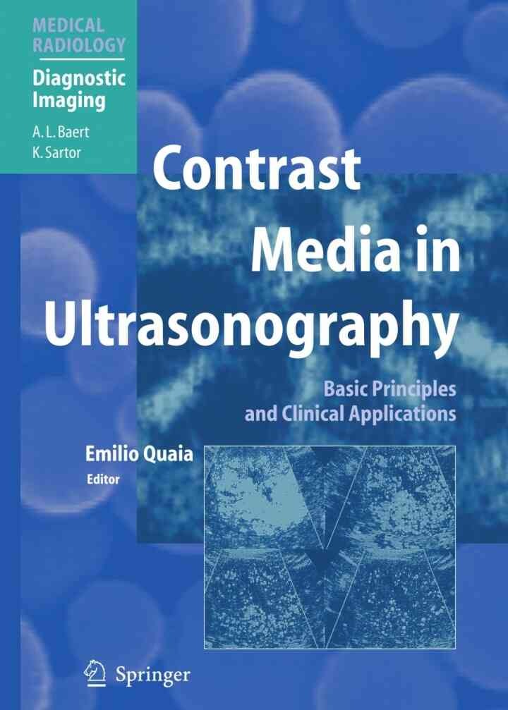 Contrast Media in Ultrasonography: Basic Principles and Clinical Applications