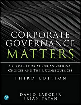 Corporate Governance Matters