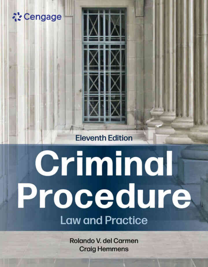 Criminal Procedure: Law and Practice 11th Edition