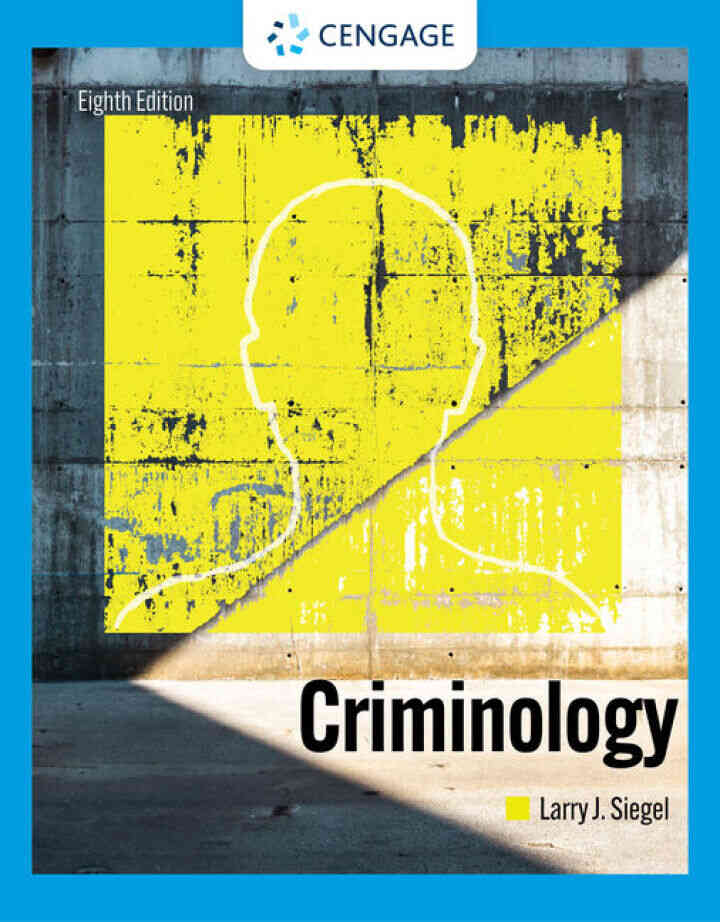Criminology, 8th Edition
