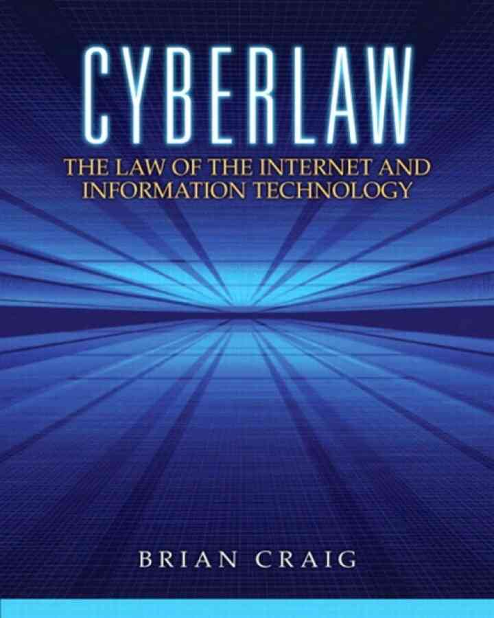 Cyberlaw: The Law of the Internet and Information Technology, 1st Edition