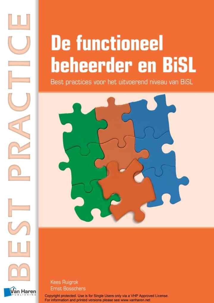 De functioneel beheerder en BiSL®, 1st Edition