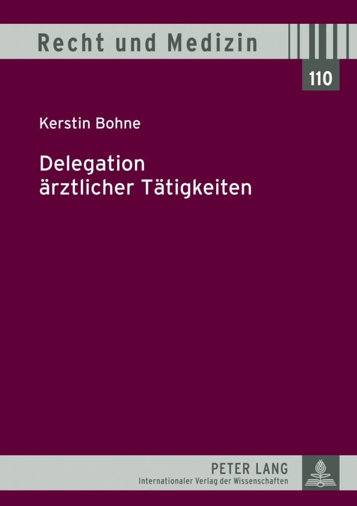 Delegation aerztlicher Taetigkeiten