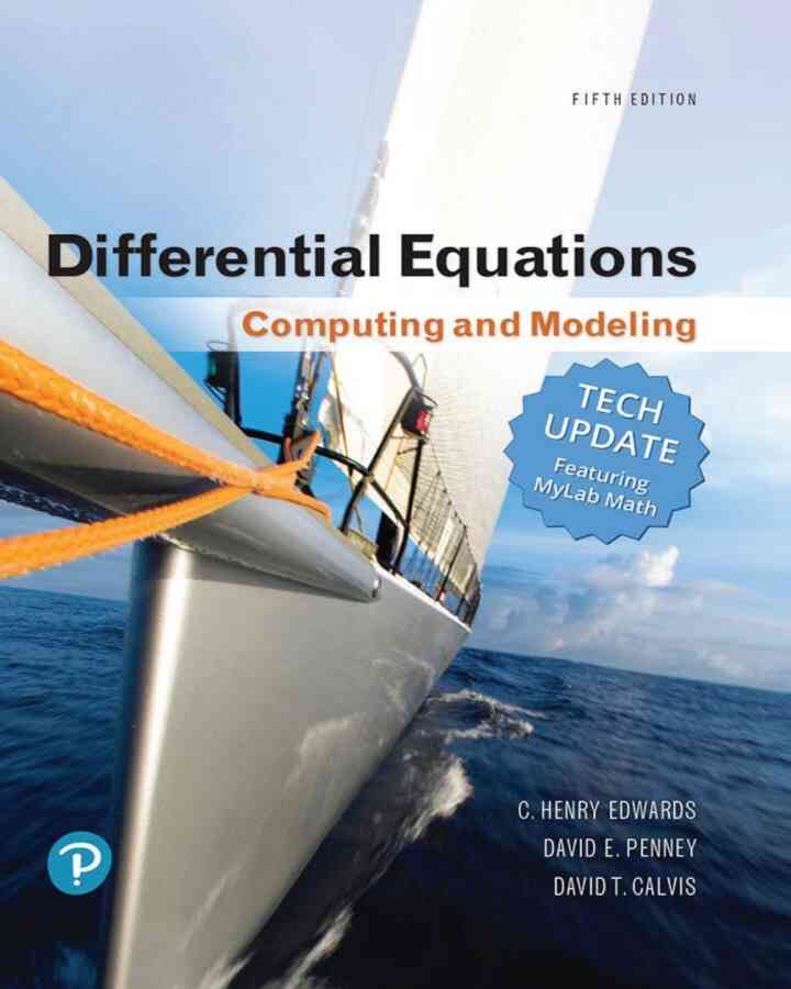 Differential Equations: Computing and Modeling, Tech Update 5th Edition