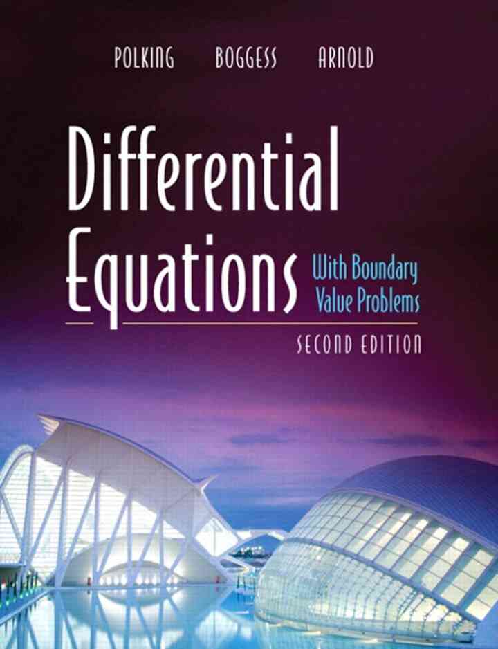 Differential Equations with Boundary Value Problems, 2nd Edition