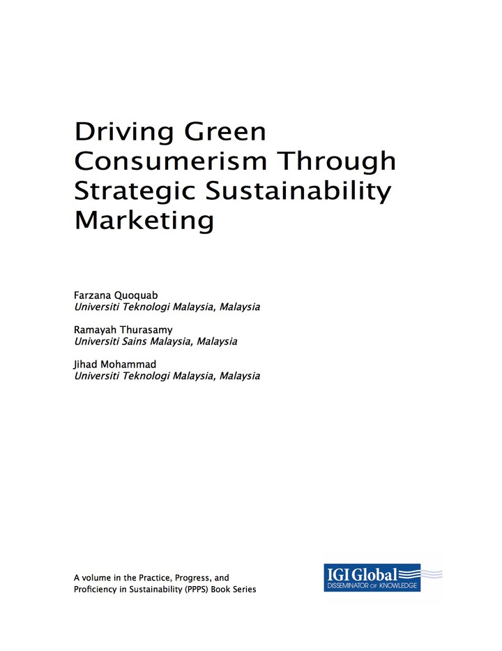 Driving Green Consumerism Through Strategic Sustainability Marketing