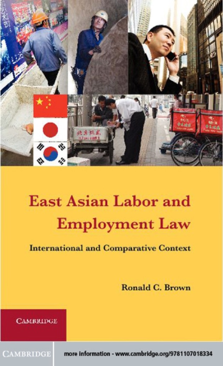 East Asian Labor and Employment Law: International and Comparative Context
