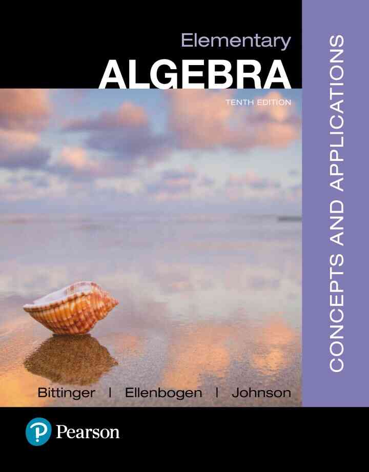 Elementary Algebra: Concepts and Applications, 10th Edition