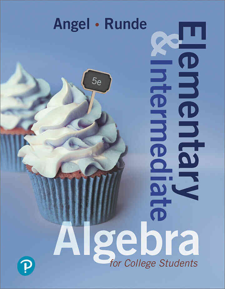 Elementary and Intermediate Algebra for College Students, 5th Edition