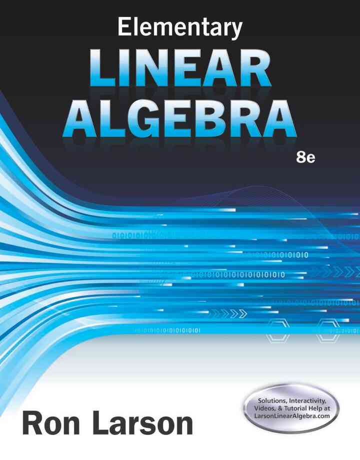 Elementary Linear Algebra 8th Edition