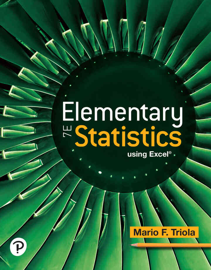 Elementary Statistics Using Excel, 7th Edition