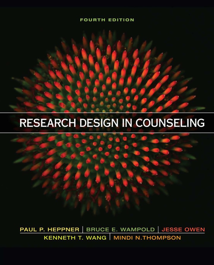 Research Design in Counseling 4th Edition