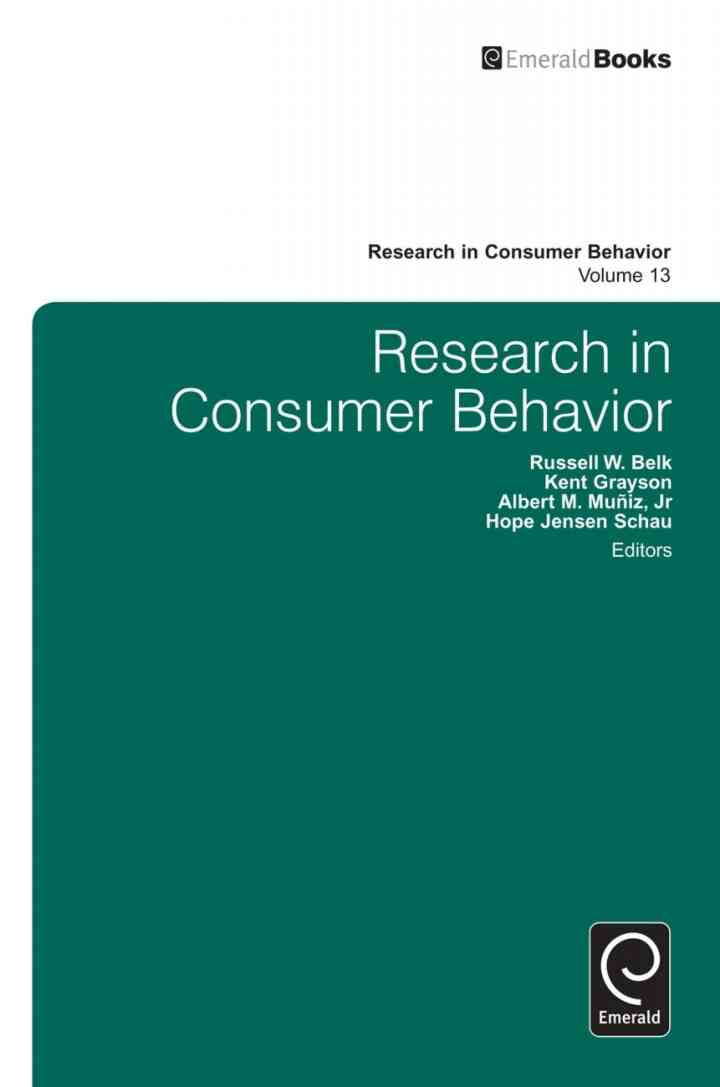 Research in Consumer Behavior: Volume 13