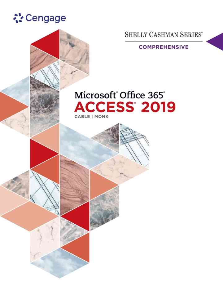 Shelly Cashman Series Microsoft Office 365 & Access 2019 Comprehensive