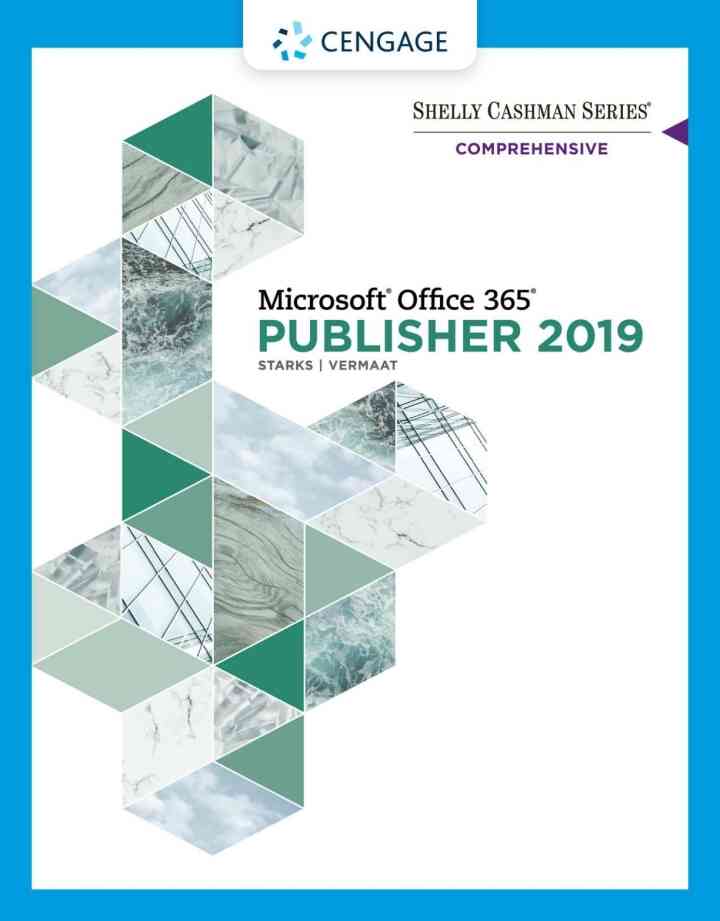 Shelly Cashman Series Microsoft Office 365 & Publisher 2019 Comprehensive
