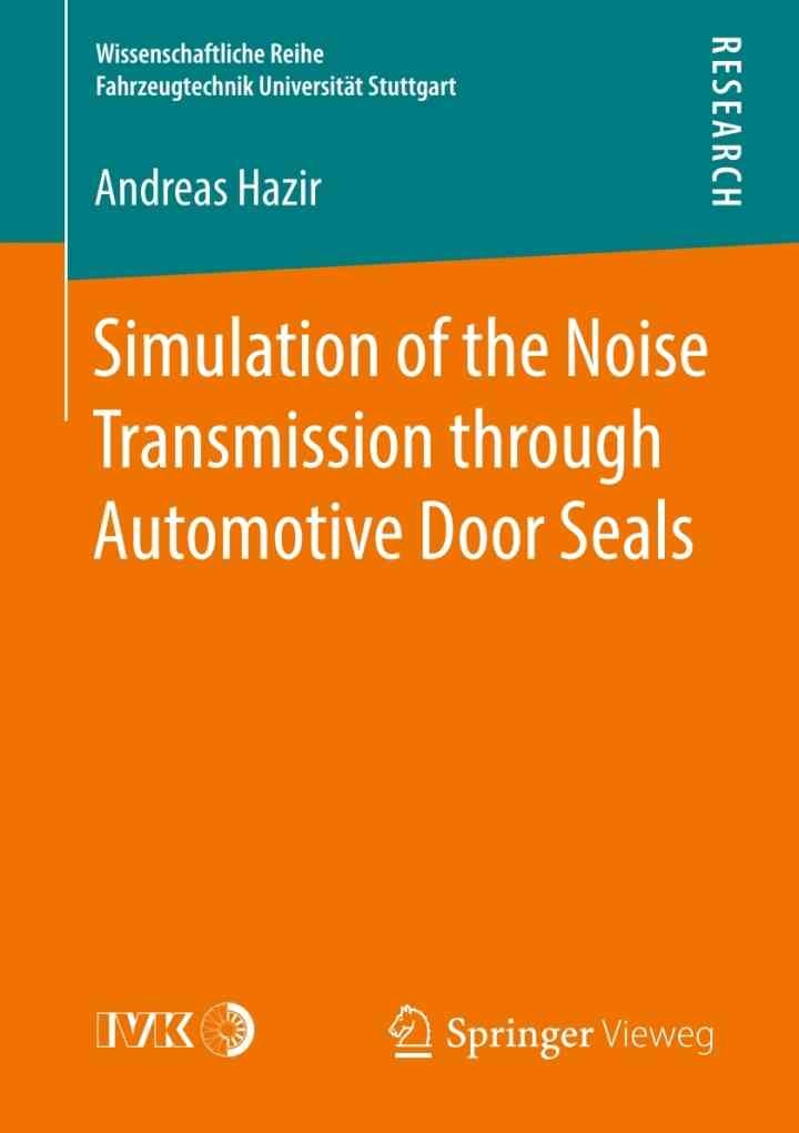 Simulation of the Noise Transmission through Automotive Door Seals