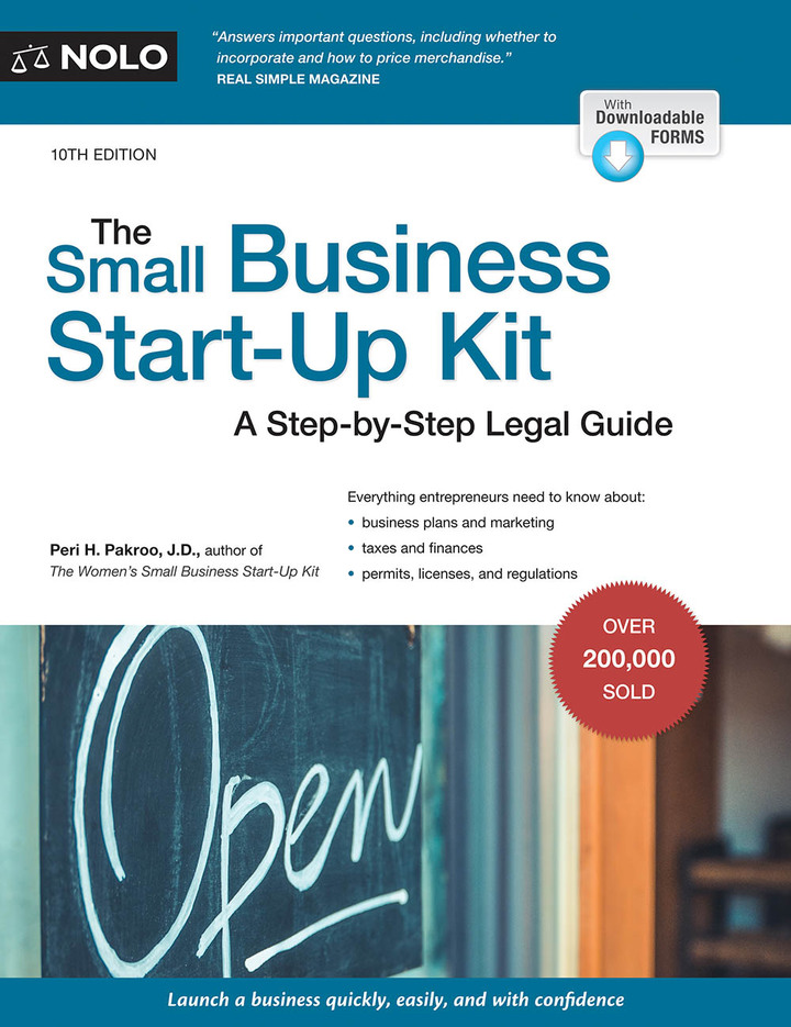 Small Business Start-Up Kit The 10th Edition A Step-by-Step Legal Guide