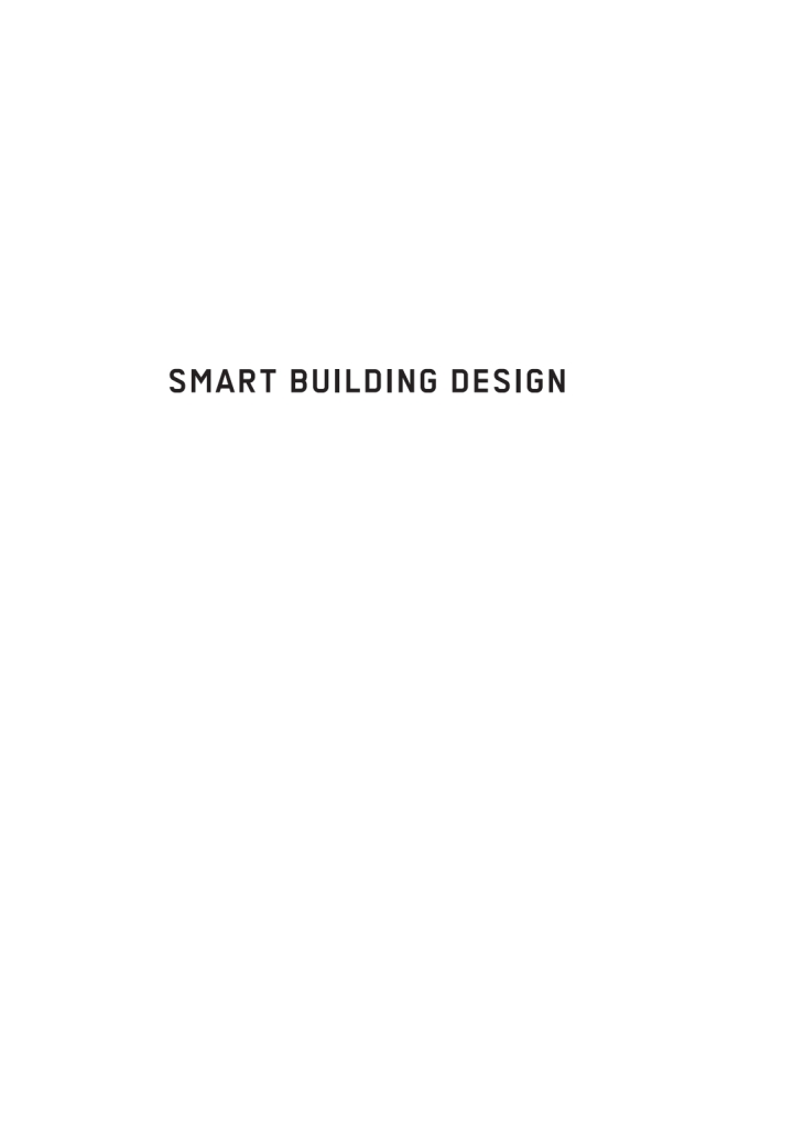 Smart Building Design: Conception Planning Realization and Operation