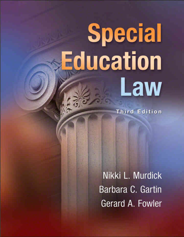Special Education Law, 3rd Edition