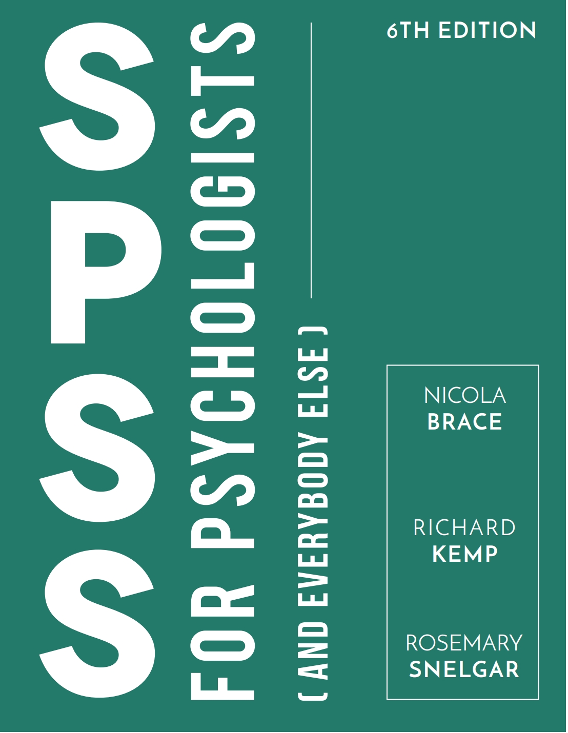 SPSS for Psychologists 6th edition