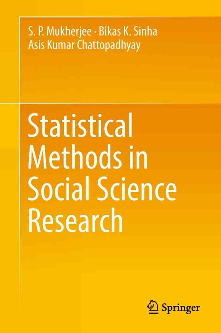 Statistical Methods in Social Science Research