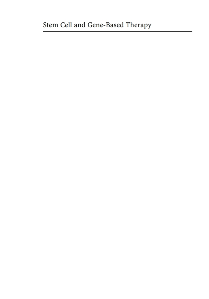 Stem Cell and Gene-Based Therapy: Frontiers in Regenerative Medicine