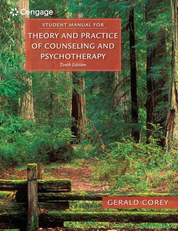 Student Manual for Theory and Practice of Counseling and Psychotherapy 10th Edition