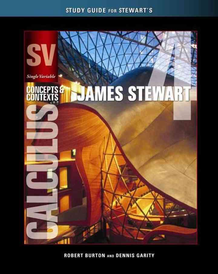 Study Guide, Single Variable Calculus: Concepts and Contexts, Enhanced 4th Edition