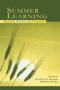 Summer Learning: Research Policies and Programs