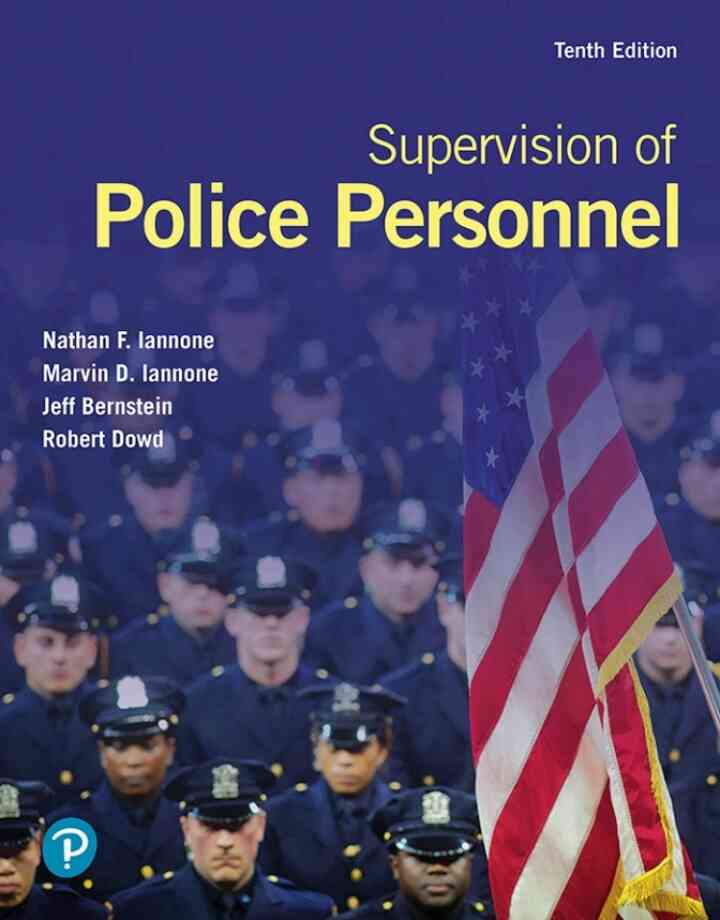 Supervision of Police Personnel, 10th Edition